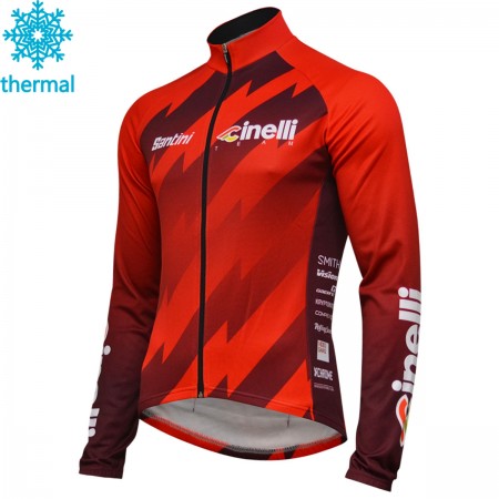 Maillot vélo 2018 Cinelli Chrome Hiver Thermal Fleece N001